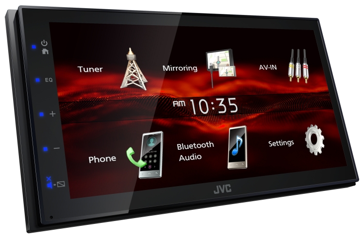 JVC KW-M180BT Bluetooth Car Stereo Receiver with USB Port - 6.75" Touchscreen Display