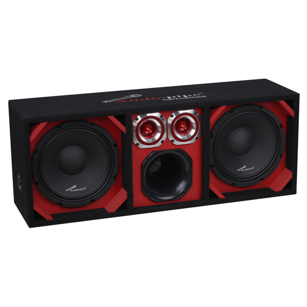 AP-CHU-1028RED Red Face 10 Churo Style Enclosure System - 1000W Max