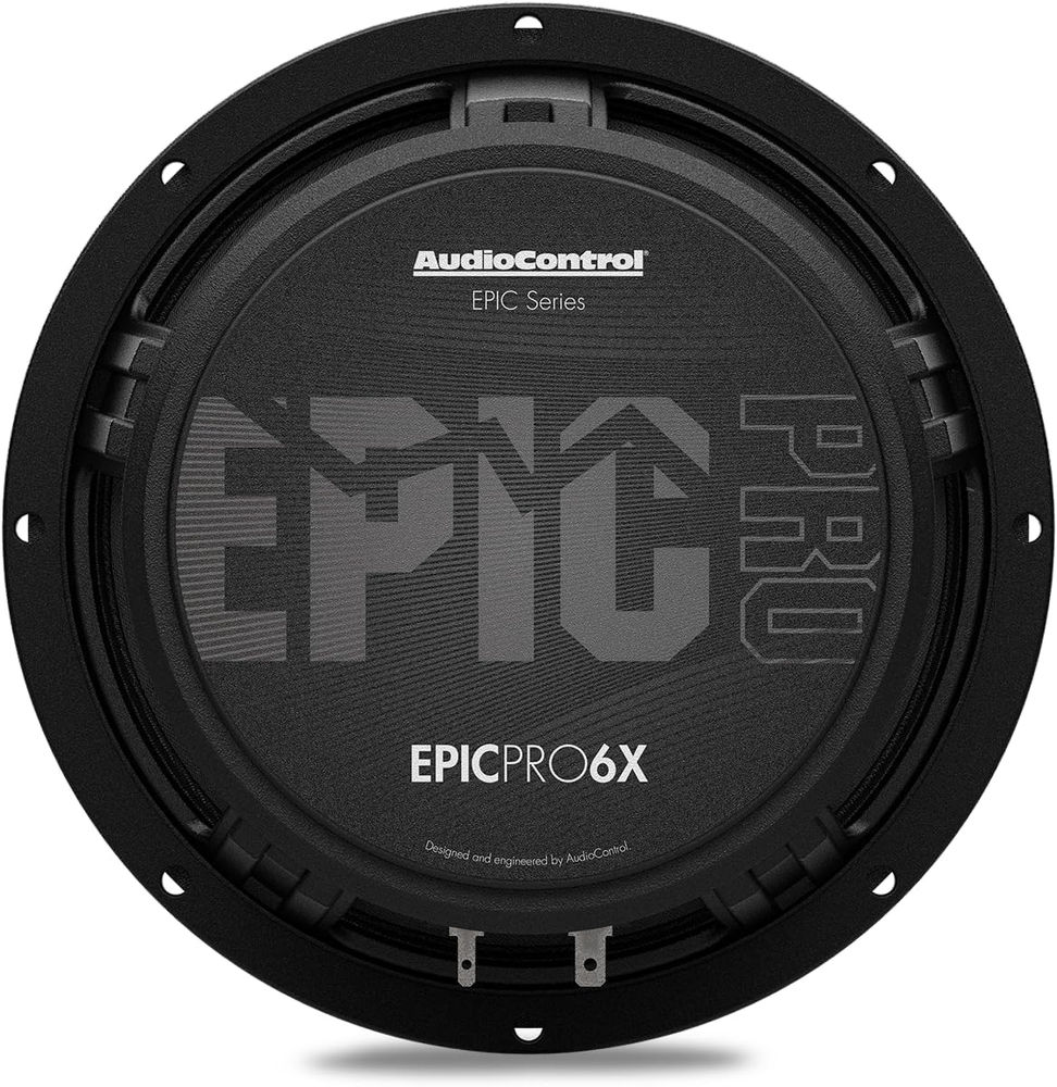 EPICPRO6X Epic Pro Series 6.5 Midrange Car Speakers, Black - 200W RMS & 300W Max
