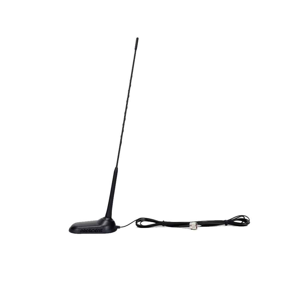 VIRGINIA F 0.25 in. Fixed Antenna Whip, 19.69 in. Height, No Base, Bendable