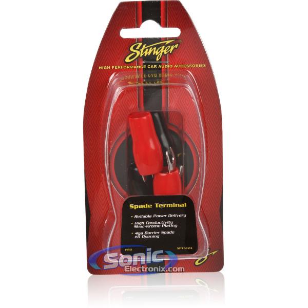 SPT5124 Pro Series Fork Spade 4 Gauge 2 Black & 2 Red Terminals Included