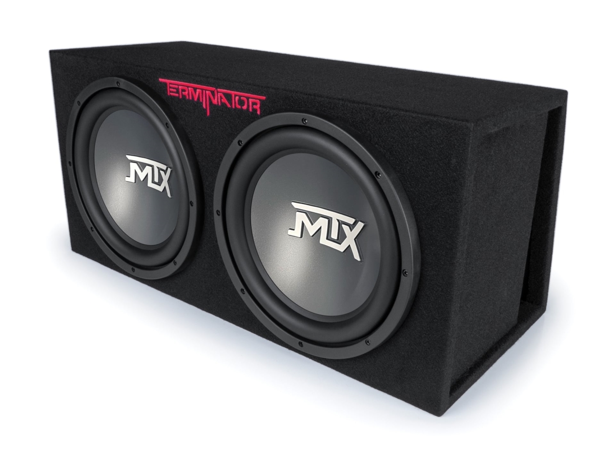 TNE212DV 12 in. Dual Vented Subwoofer Enclosure without Amplifier