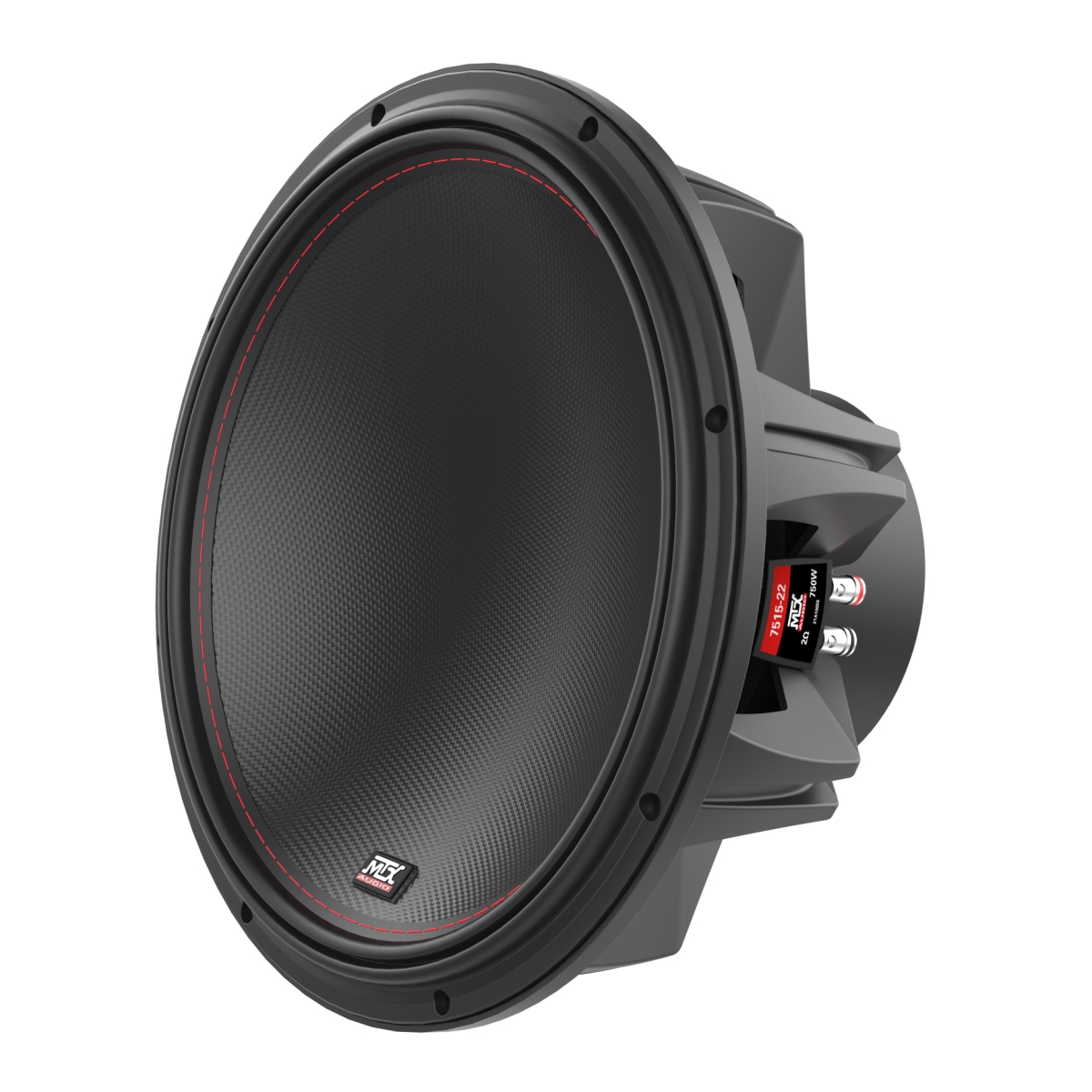 7515-22 15 RMS Dual 2 Ohm Subwoofer - 750W