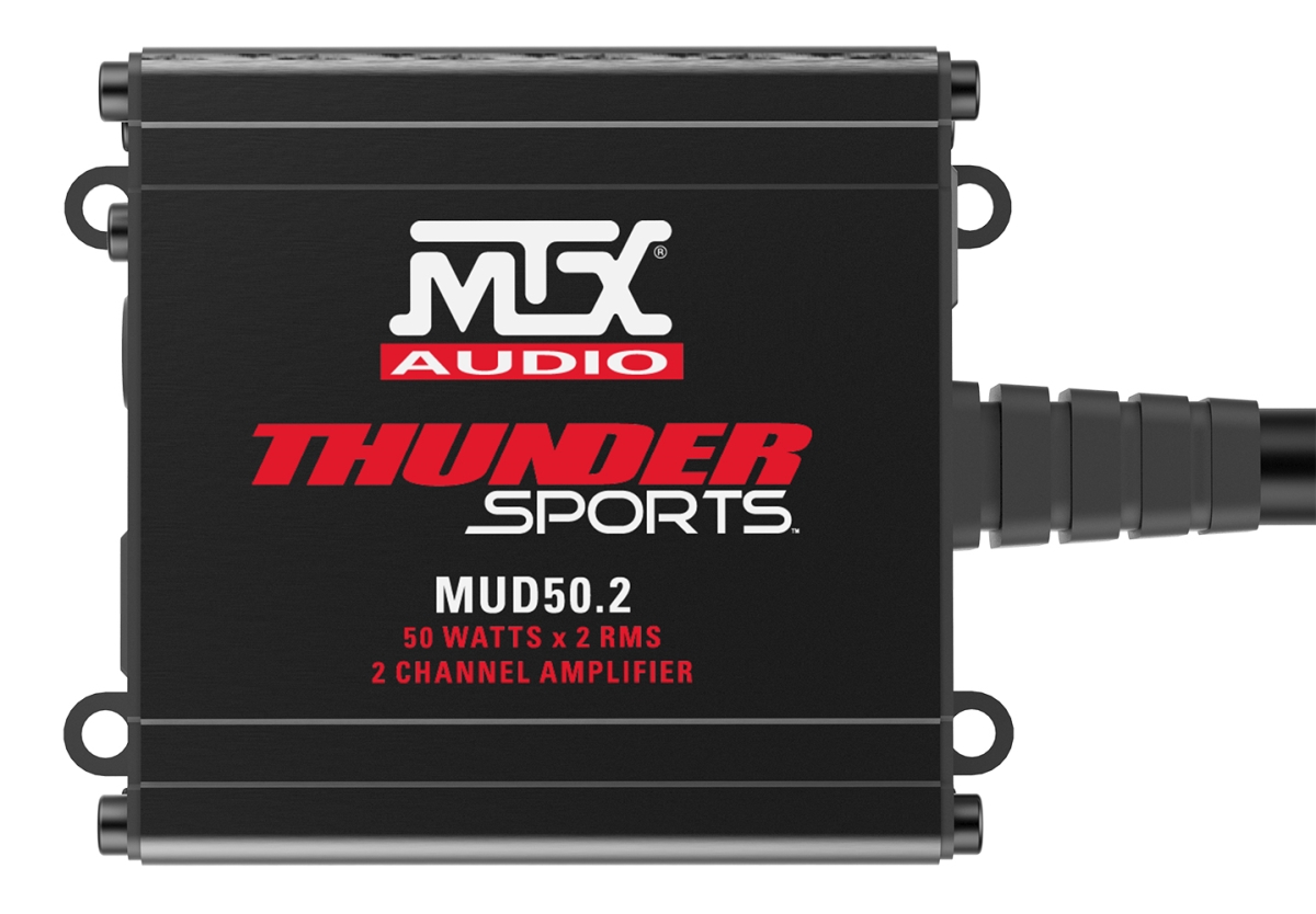 MUD50.2 Powersports All-weather Amplifier 2 Channel RMS at 2 Ohm - 100W