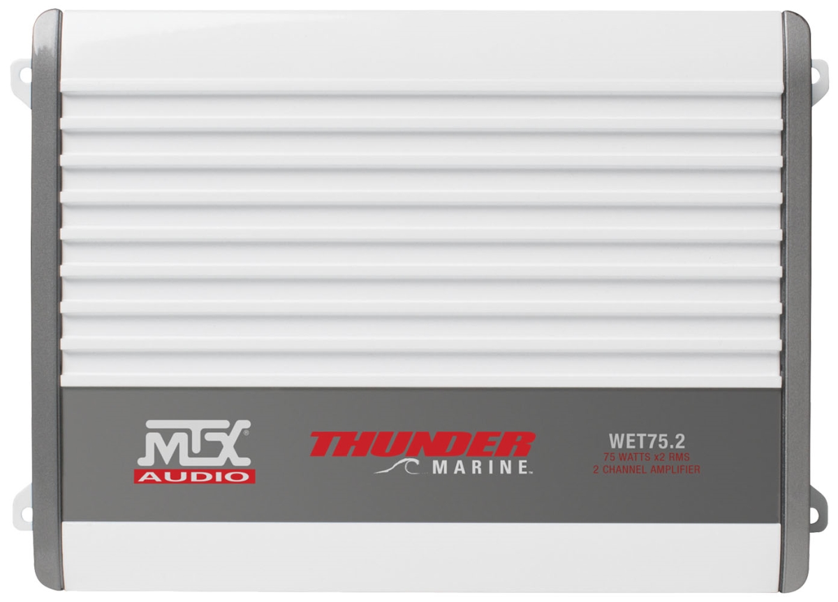 WET75.2 Marine Amplifier 2 Channel RMS 2 Ohm - 200W