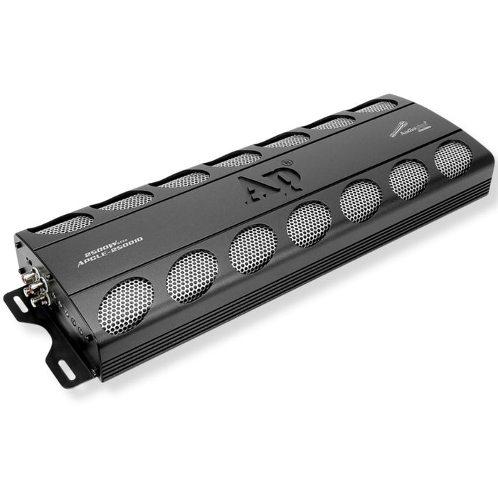 APCLE-25001D  Class D 2 Channel Amplifier - 2500 watt, 1 Ohm with Bass Knob