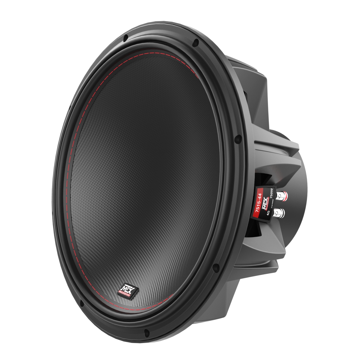 7515-44 15 RMS Dual 4 Ohm Subwoofer - 750W
