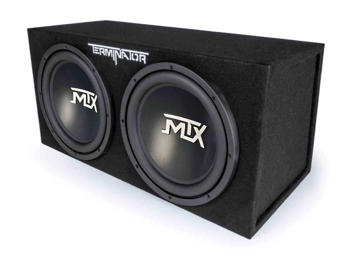 TNE212D 12 in. Dual 2O Sealed Subwoofer Enclosure without Amplifier