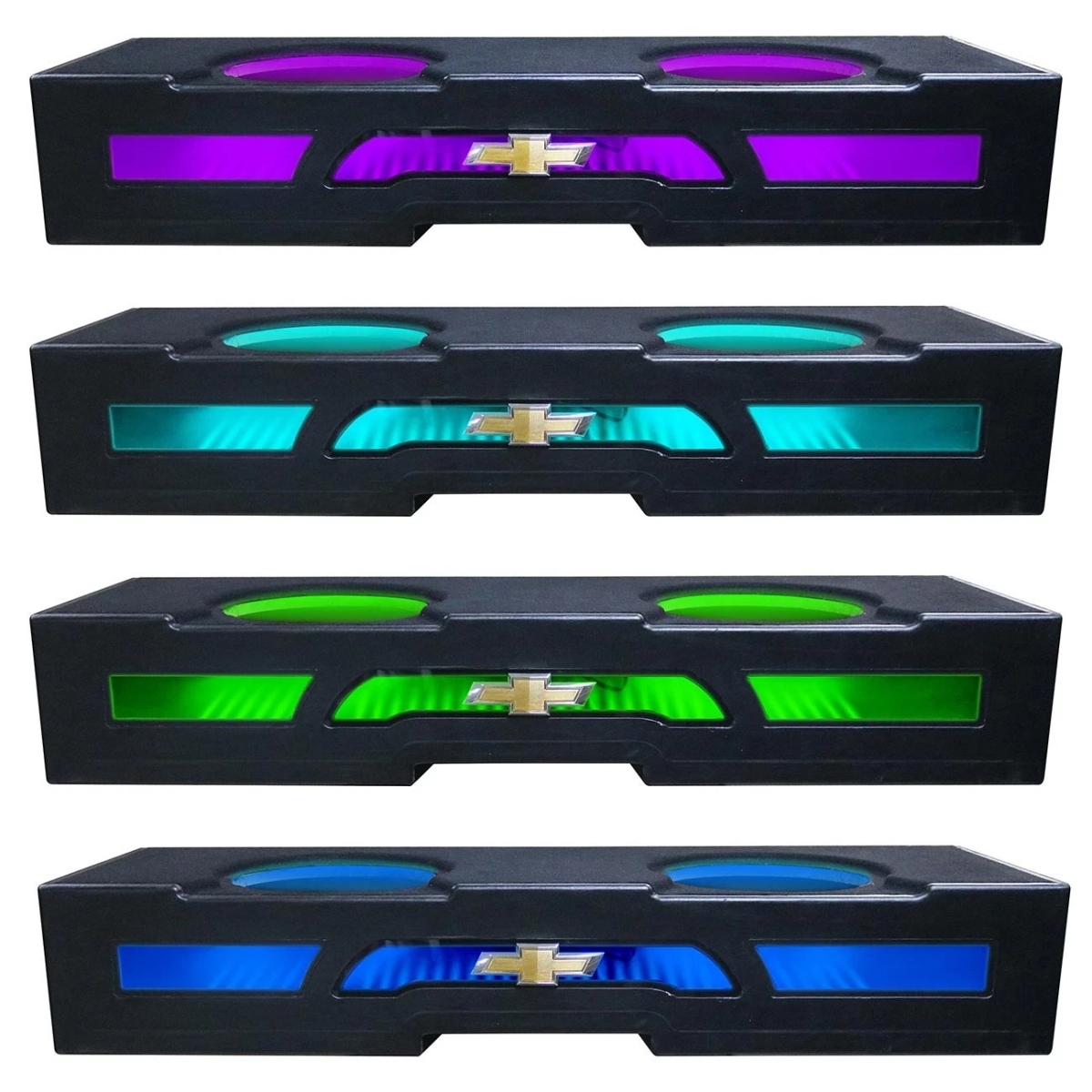 QL-CHEVY07210 & 2 Hole 10 Vented with RGB for 2007-2013 Chevy Crew Cab