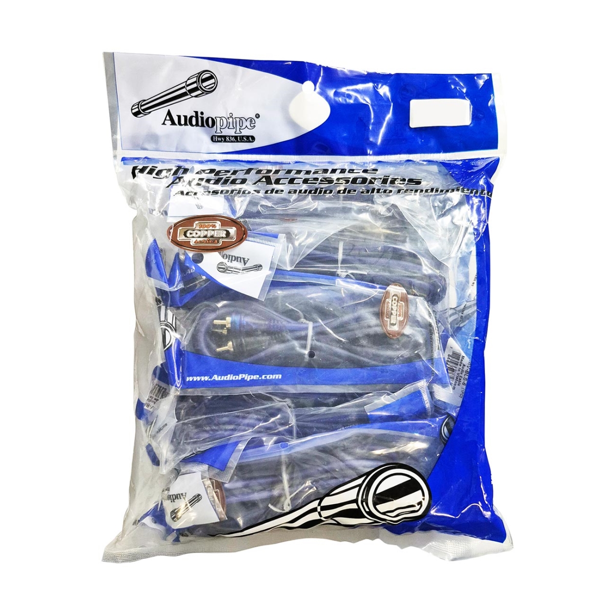 BMV-BLS-3 3 ft.  RCA Cable, Blue - Pack of 10