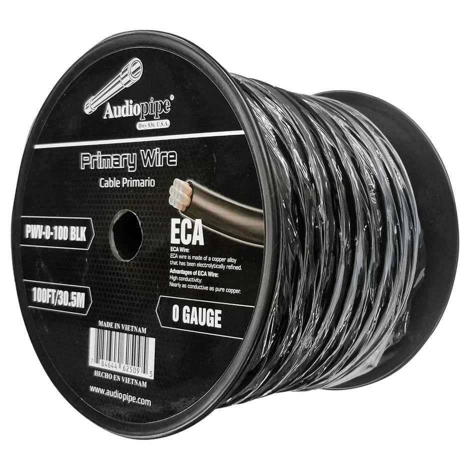 PWV-0-100 BLK 100 ft. 0 Gauge  Roll Black Power Cable