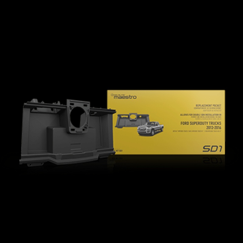 ACC-KIT-SD1  Replacement Upper Pocket for 2013-2016 Superduty Trucks Equipped with 8 in. Screen