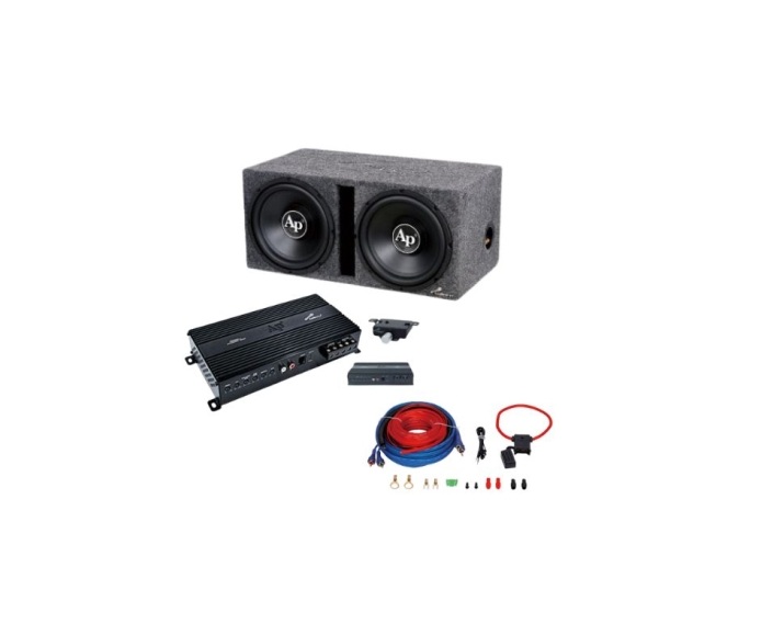 APSB-1250CLV 12 in. 1000W  Max Power Amplifier Kit - 2 Ohm