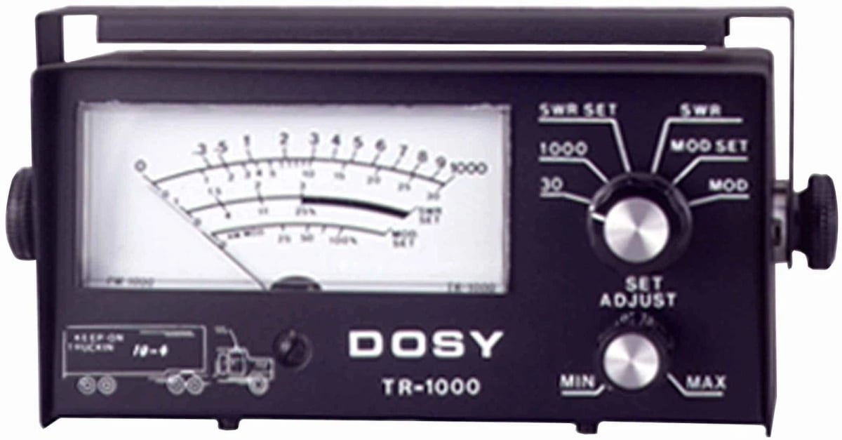 TR1000 Mobile Test Set for 30-1000 watts Percentage Modulation Lighted Meter