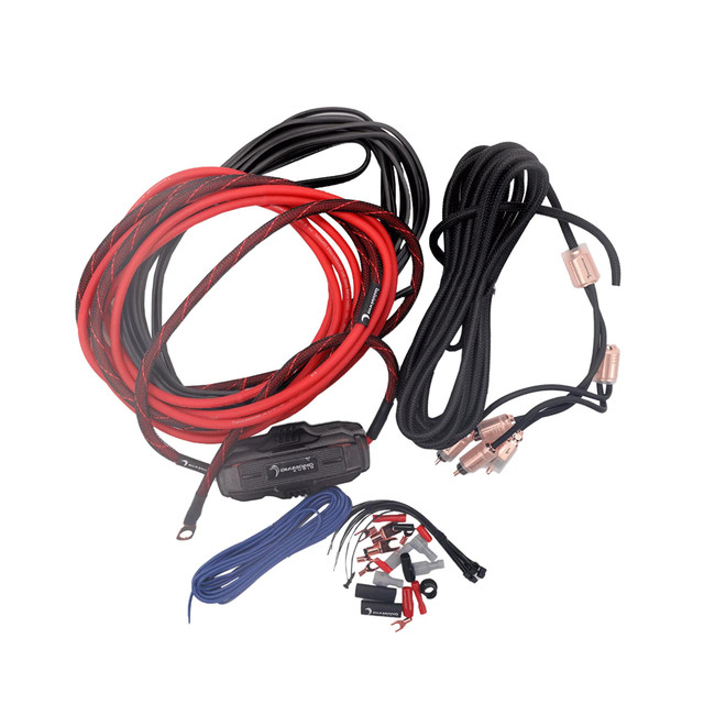 HX82 8AWG Hex 2-Channel Complete Amplifier Installation Kit