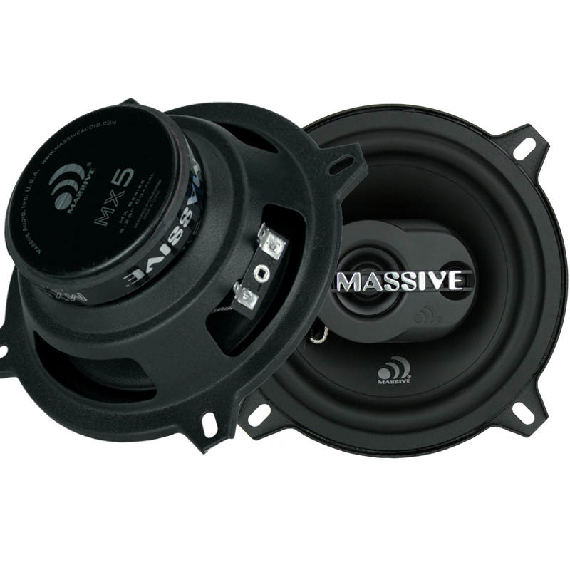 MX5V2 5.25 in. 40-80 watt Hard Dome Tweeter Plate 2 Way Speaker