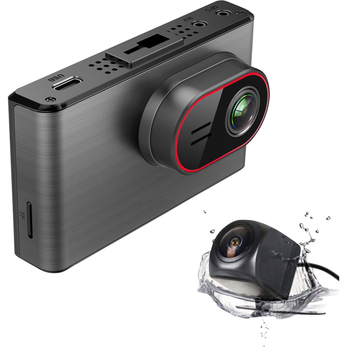 Top Dawg TDPINNACLE4 4 Camera System with 2 2K Pinnacle Dual Cam Systems & 2-2nd Waterproof 1080P Cams