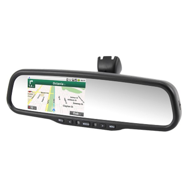 Picture of Optix RVM430WFDVRBTG 4.3 in. Rear View Mirror Monitor with Built-in DVR&#44; Bluetooth & Wifi Phone Mirroring