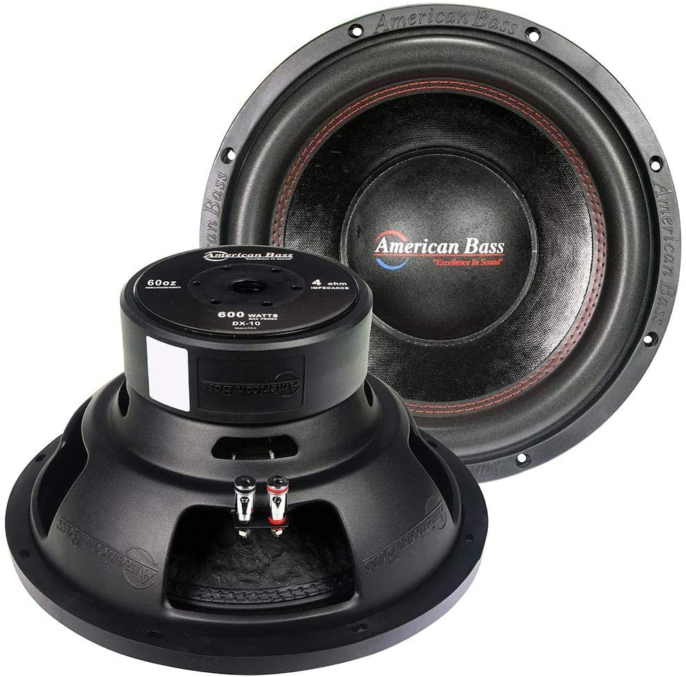 Picture of American Bass DX-104 10 in. 300 watt RMS SVC4 Subwoofer