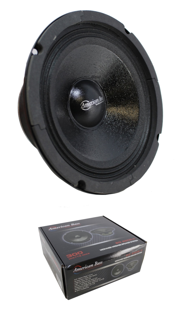 Picture of American Bass SQ-65CB-X 6.5 in. Speaker 8-Ohm 150 watt RMS & 300 watt Max & Midrange Speaker