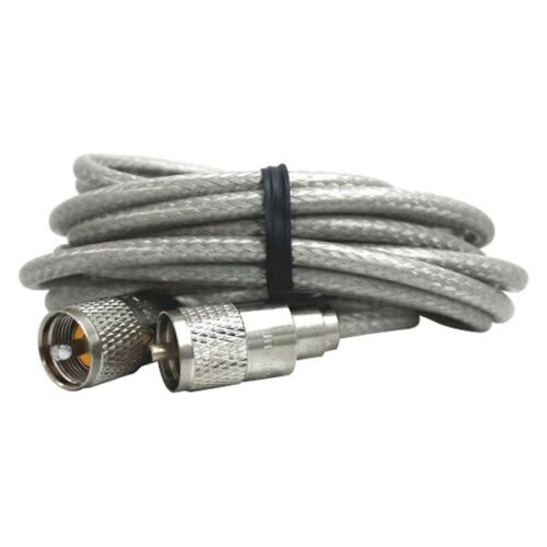 Picture of Aries Technology A-12PPC 12 ft. Belden Radio Plug-Plug 95 Percent Clear Coax Cable
