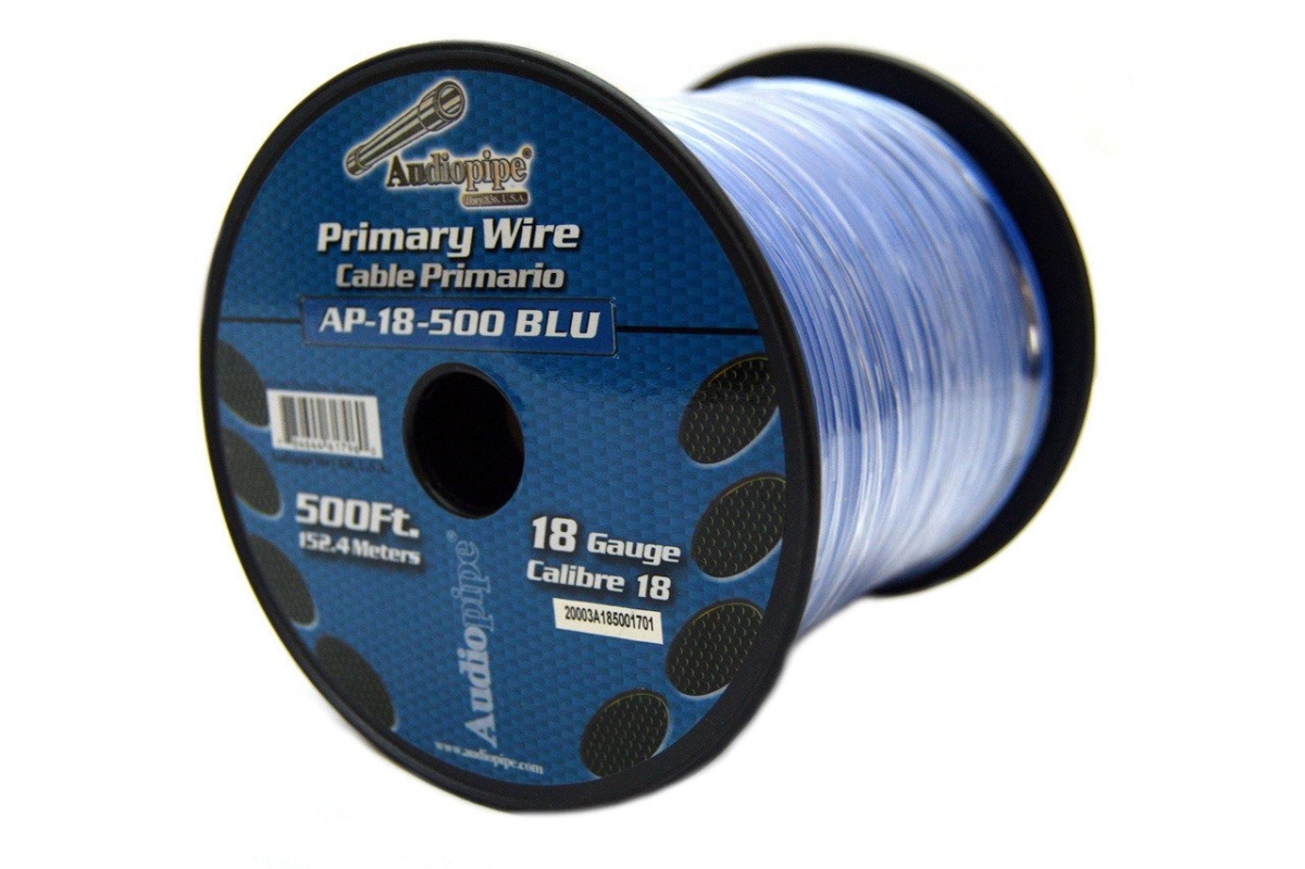 Picture of Audiopipe AP-18500BLUE 18 Gauge Primary Wire&#44; Blue