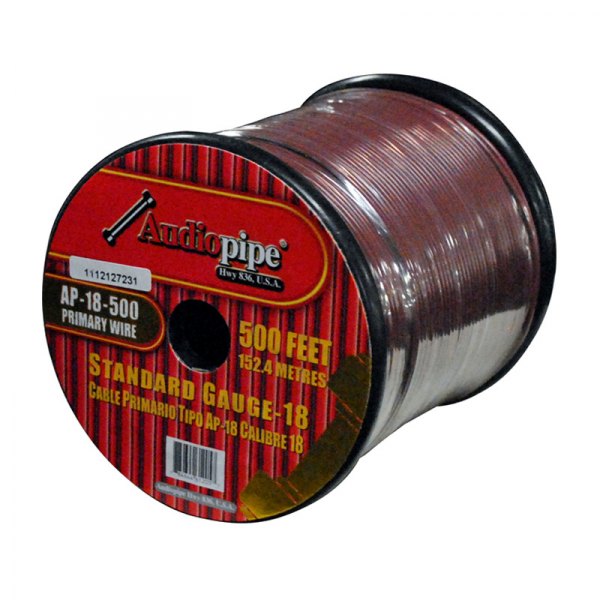 Picture of Audiopipe AP-18500BROWN 18 Gauge Primary Wire, Brown