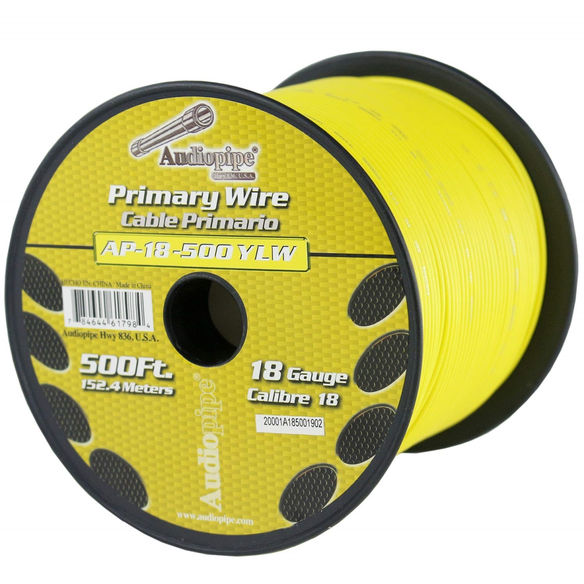 Picture of Audiopipe AP-18500YELLOW 18 Gauge Primary Wire&#44; Yellow