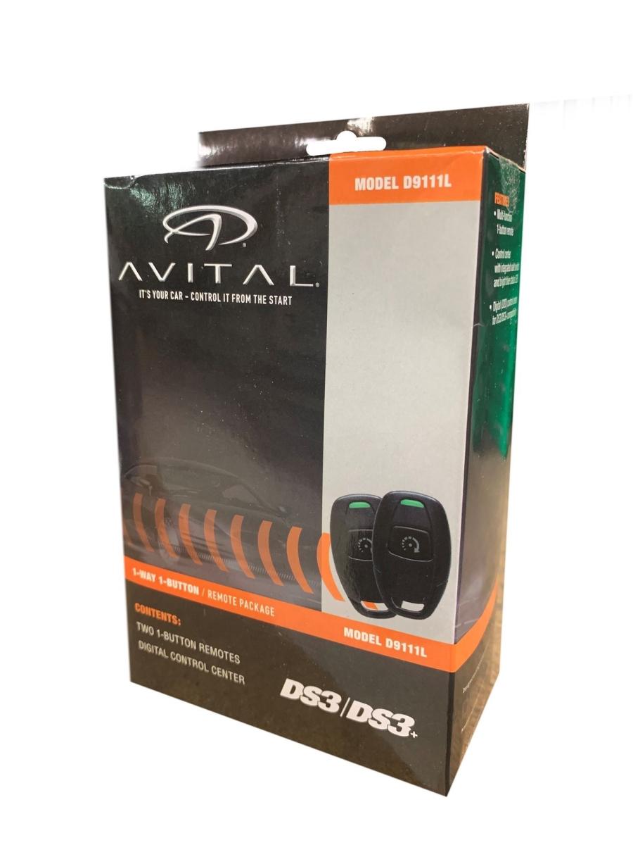Picture of Avital D9111L 1-Way 1 Button Ds3-Ds3 Plus RF System - 0.25 Mile