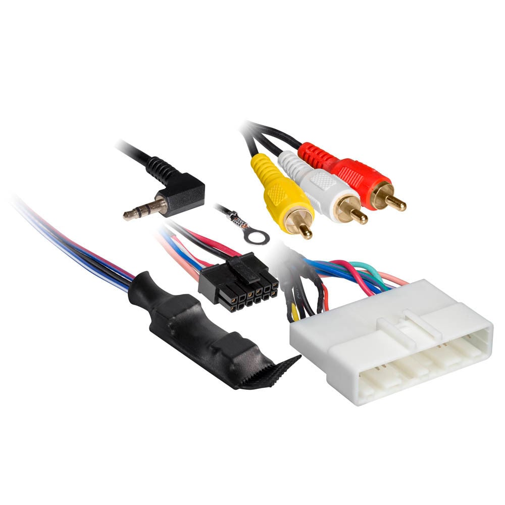 AXBUCS-NI406V Back Up Camera Retention Harness with SWC Retention Harness & 6V Adapter for Nissan