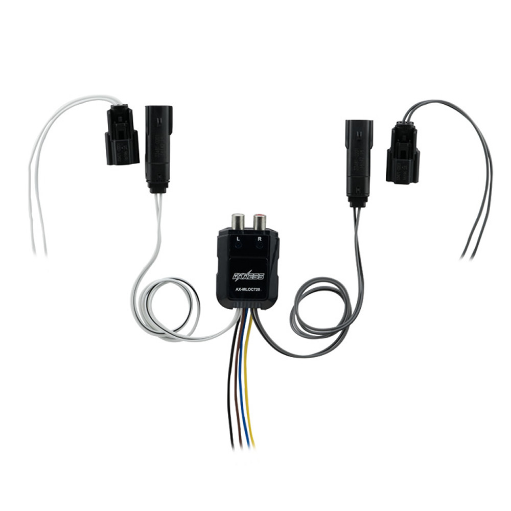 Picture of Axxess AX-MLOC-HD1 80W 2 Channel Line Output Converter for Harley 2014-2018 Mini