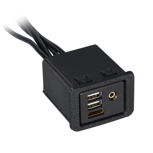 Picture of Axxess AXUSB-RAM1 3 ft. USB & AUX & HDMI Replacement Panel for Chrysler-Dodge & Jeep