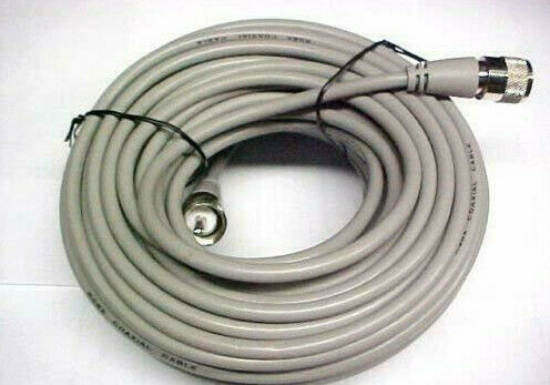 Picture of Bandit Workman 8X-50-PL-PL-A Rg8X Plug to Plug 50 ft. Coaxial Cable for CB Radios