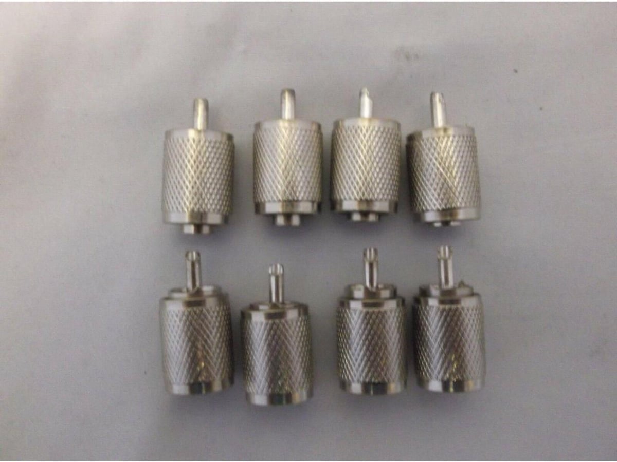 UHF Pl259 Screw On Rg58 Coaxial End Connector