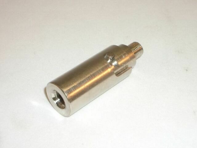 KD1S Quick Disconnect 0.37 in. Smooth Brass Body Chrome Plate