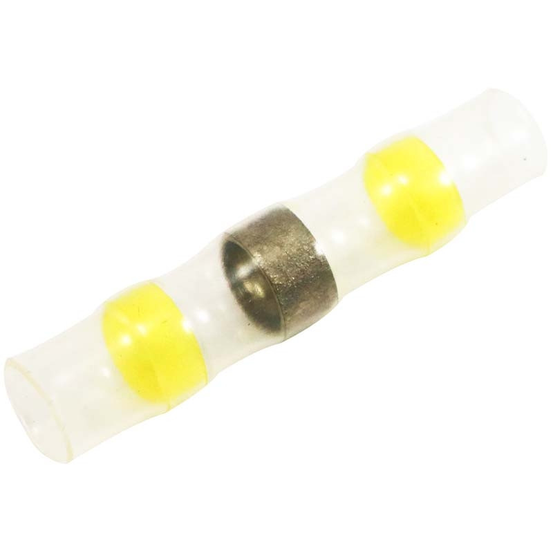 Picture of Accelevision 103SS 10 - 12 Gauge Heat Shrink with Solder Butt Connectors&#44; Yellow - Pack of 100