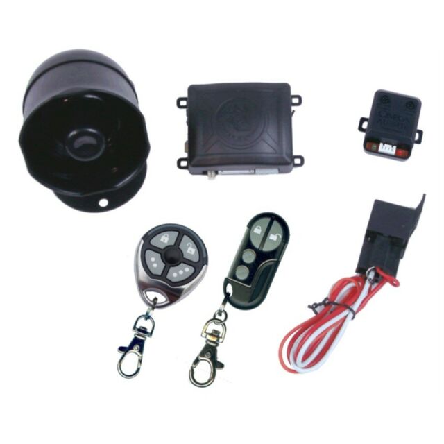 1-Way Car Alarm Security System with 16 Programmable Features