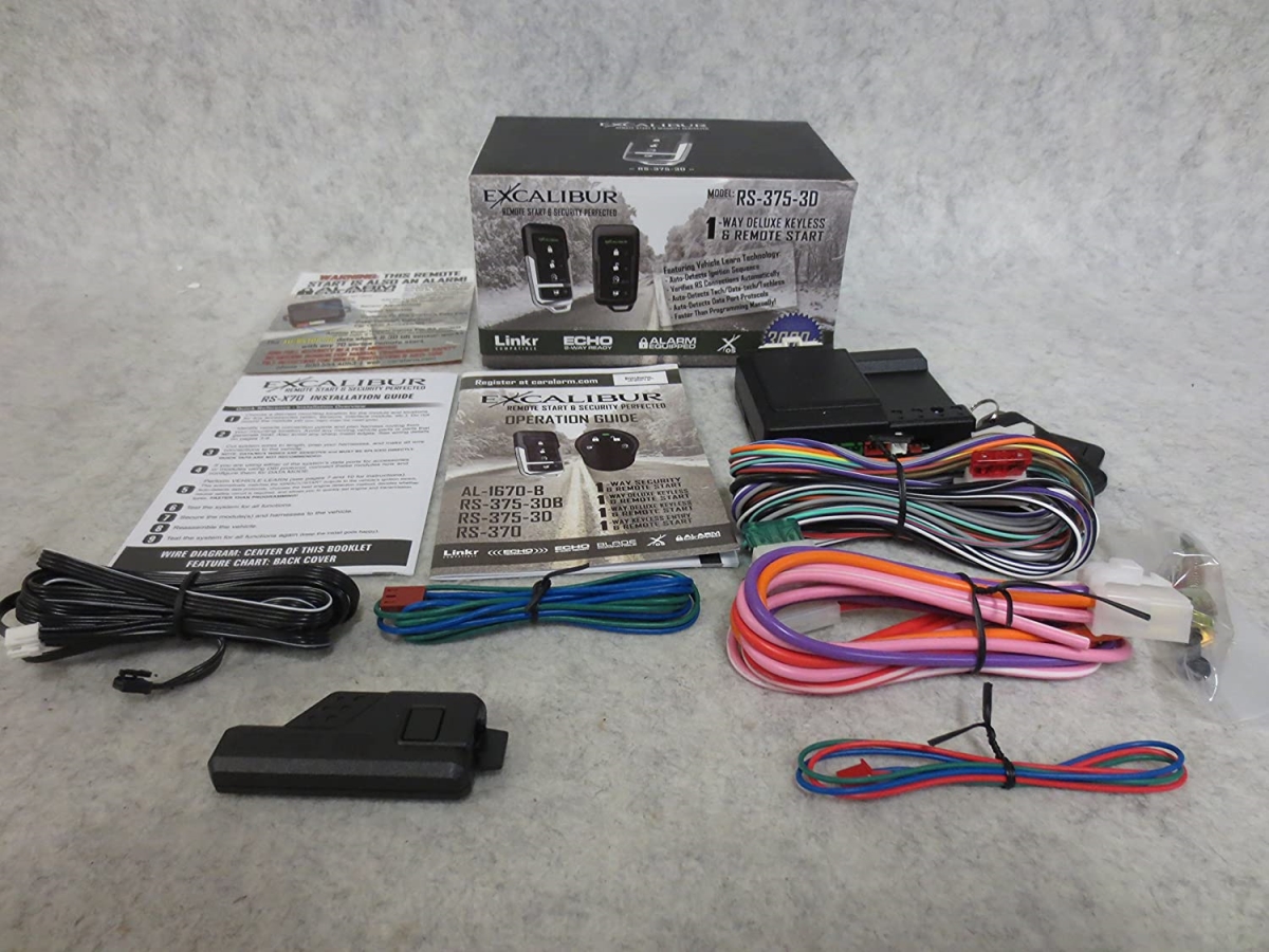 Picture of Excalibur RS-375 4 Button Remote Start System Keyless 3000 ft. Range