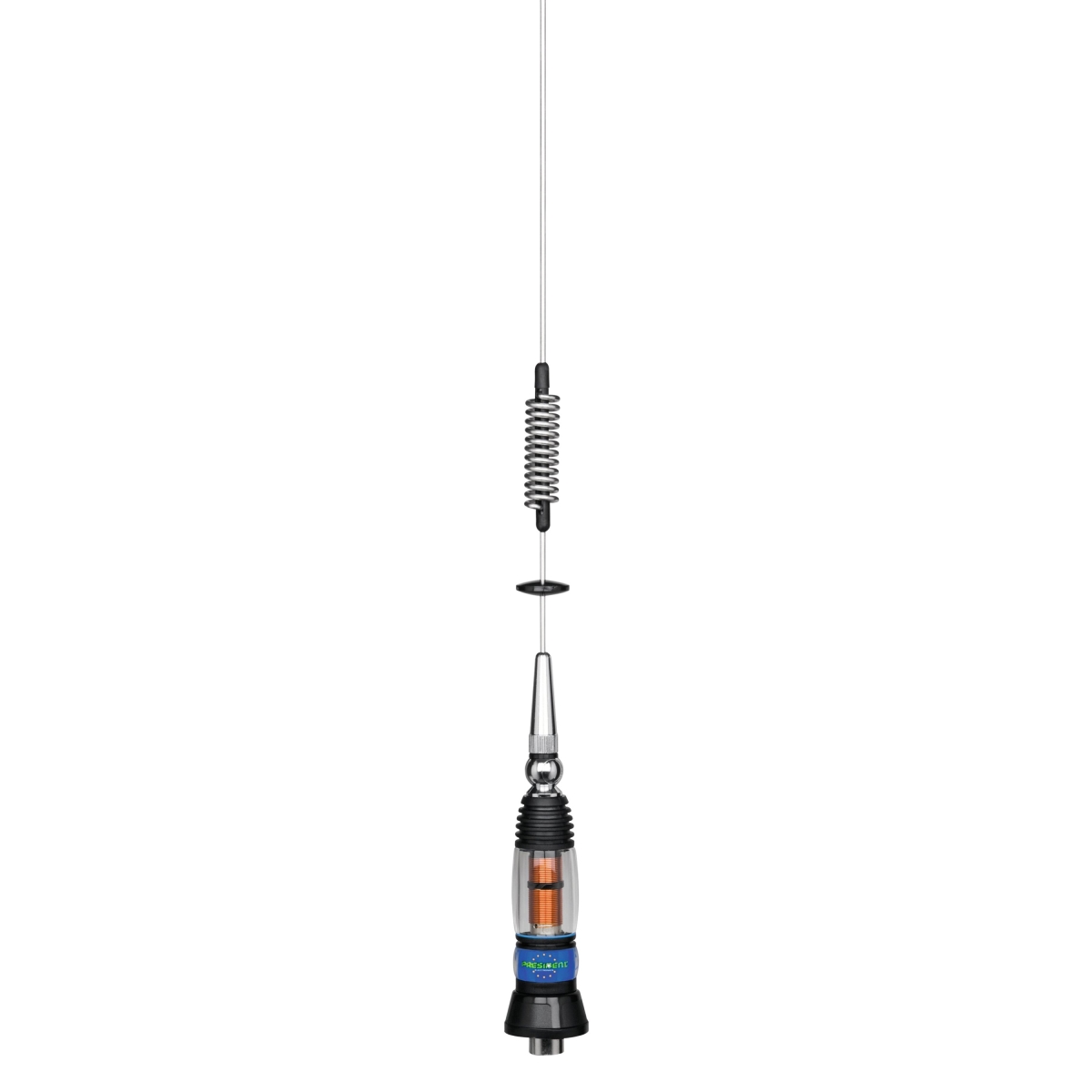 Picture of President MISSISSIPPI RW 28.35 in. Stainless Steel Base Load CB Antenna