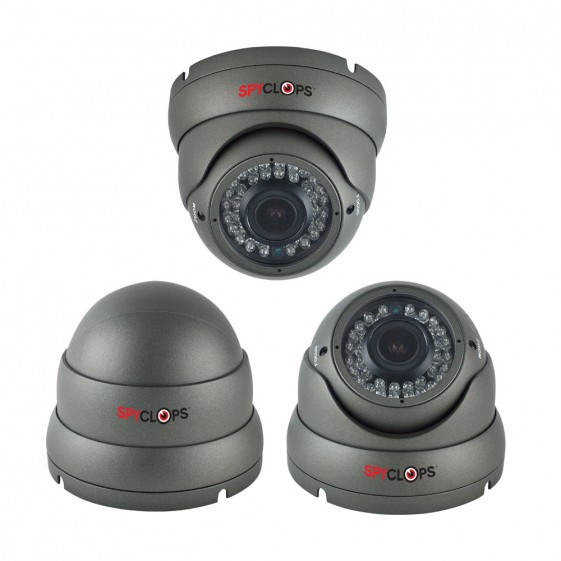 SPY-DOMEG4N124 Dome Camera for Varifocal 4-in-1 1080P - Grey
