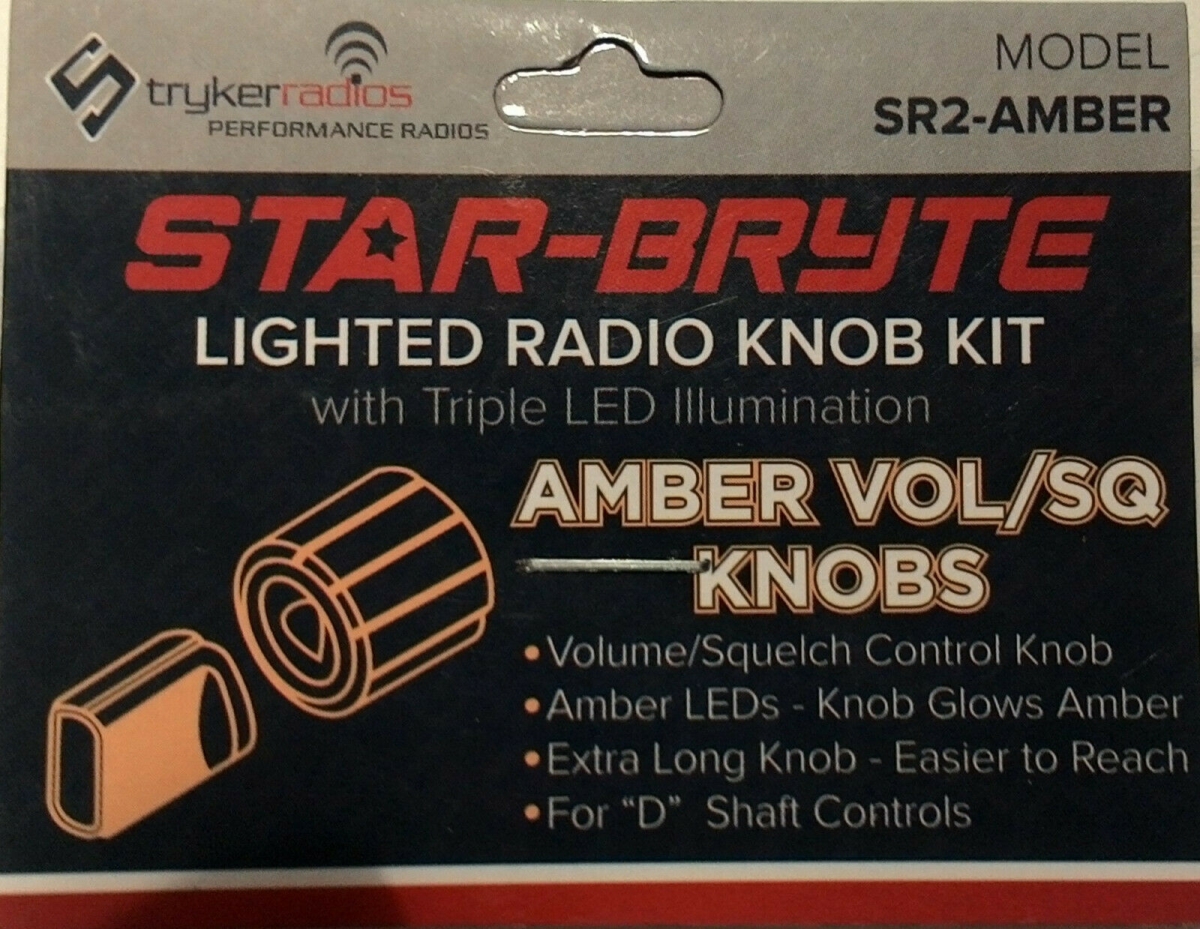 Dual LED Lighted Knob Kit, Amber