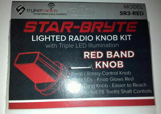 Lighted Band Knob Kit, Red