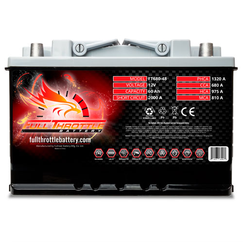 Picture of Fullthrottle FT680-48 AGM Battery for Group 48 48-L3
