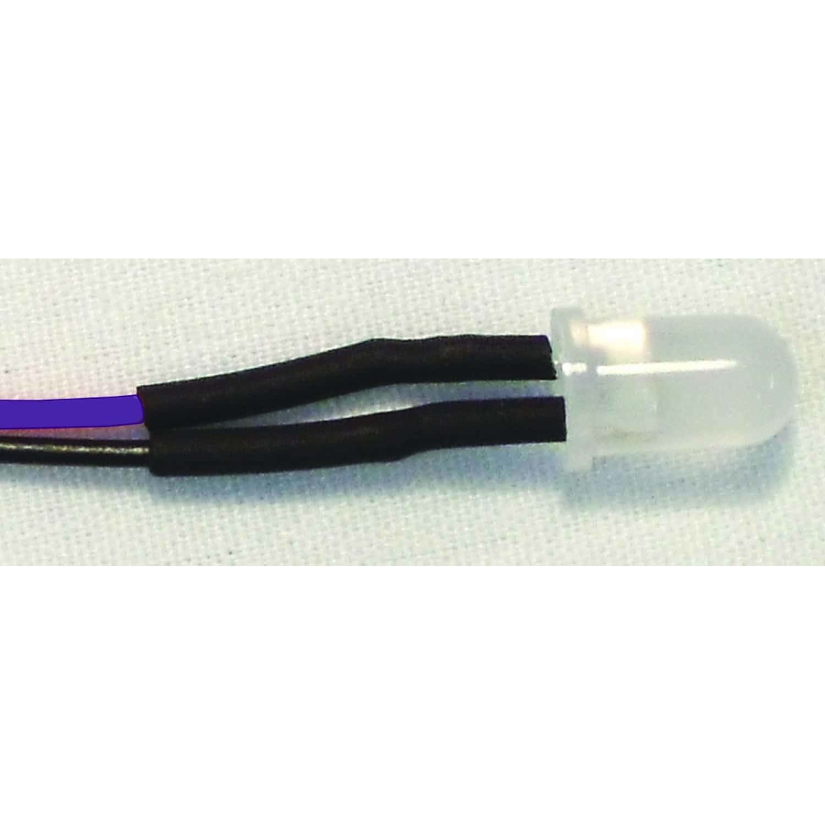 12VLED-3-PURPLE-10 3 mm LED Light, Purple - Pack of 10