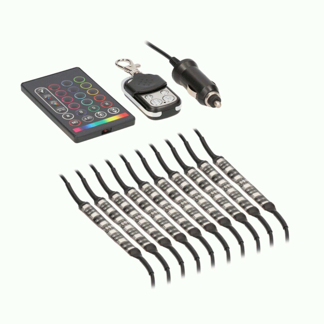 DL-RGBK2 RGB 10 Strip Kit with 2 Remote Types