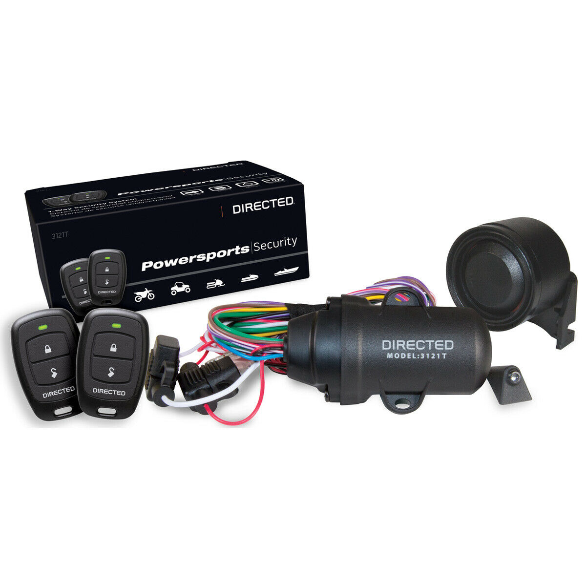 Picture of Directed 3121T Powersports Alarm with 2 Button & 1 Way Remotes