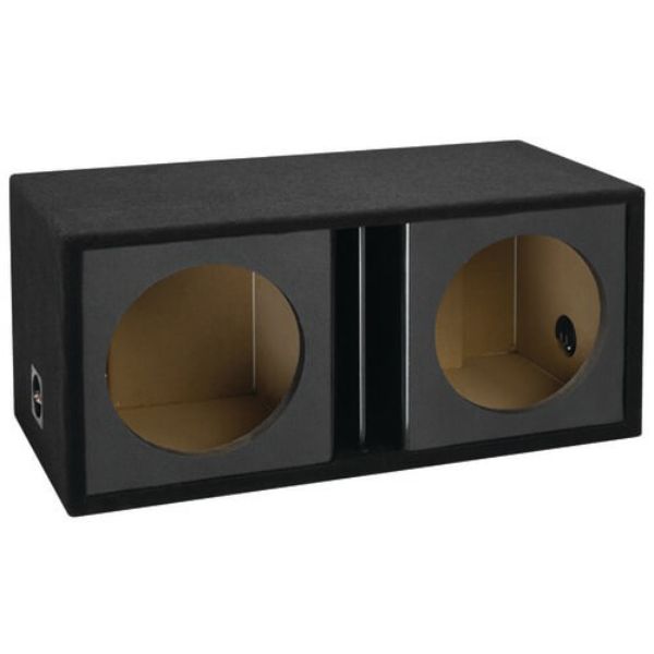 Picture of Atrend VC215DV 15 in. Double Vented Subwoofer Enclosure&#44; Black