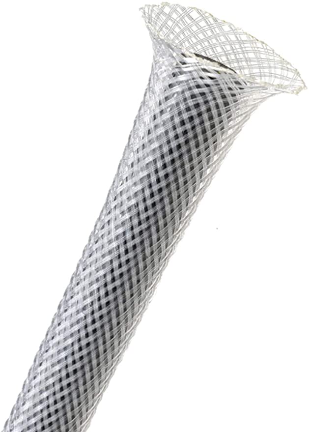 IS-BR19M-100WH 100 ft. 0.75 in. Braided Sleeve, White