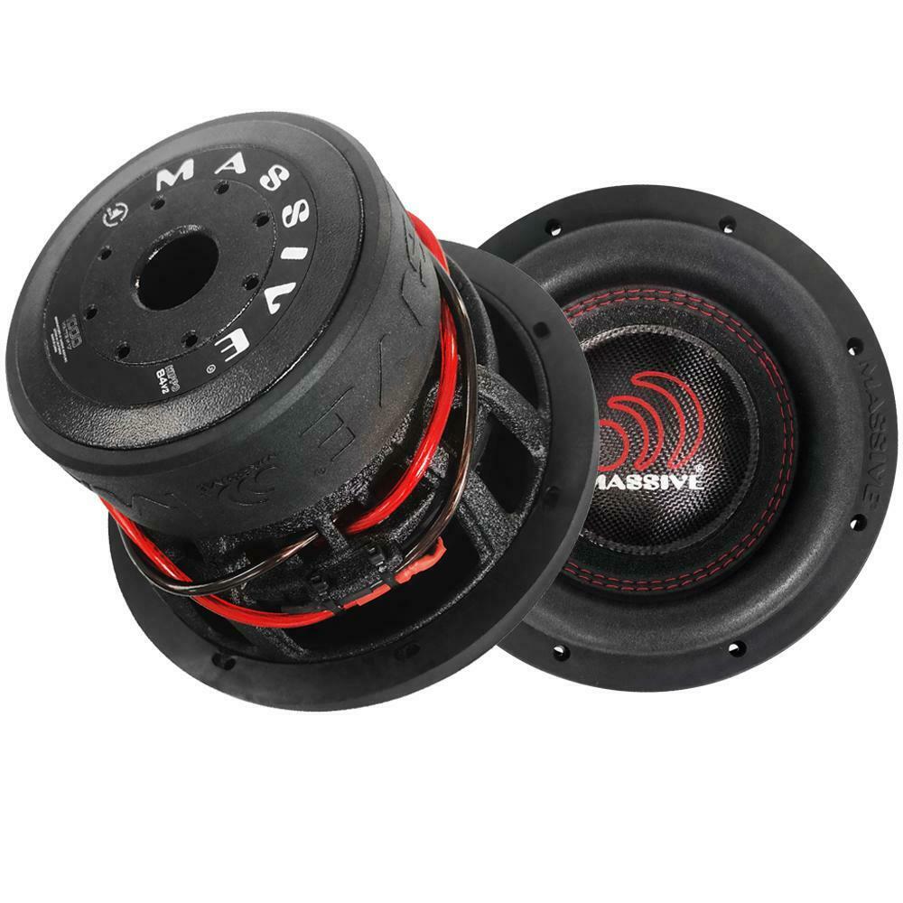 HIPPO 84-V2 8 in. 4 Omh 2.5 in. 1000 watts 500 Rms Dual VC Max Subwoofer -  Massive