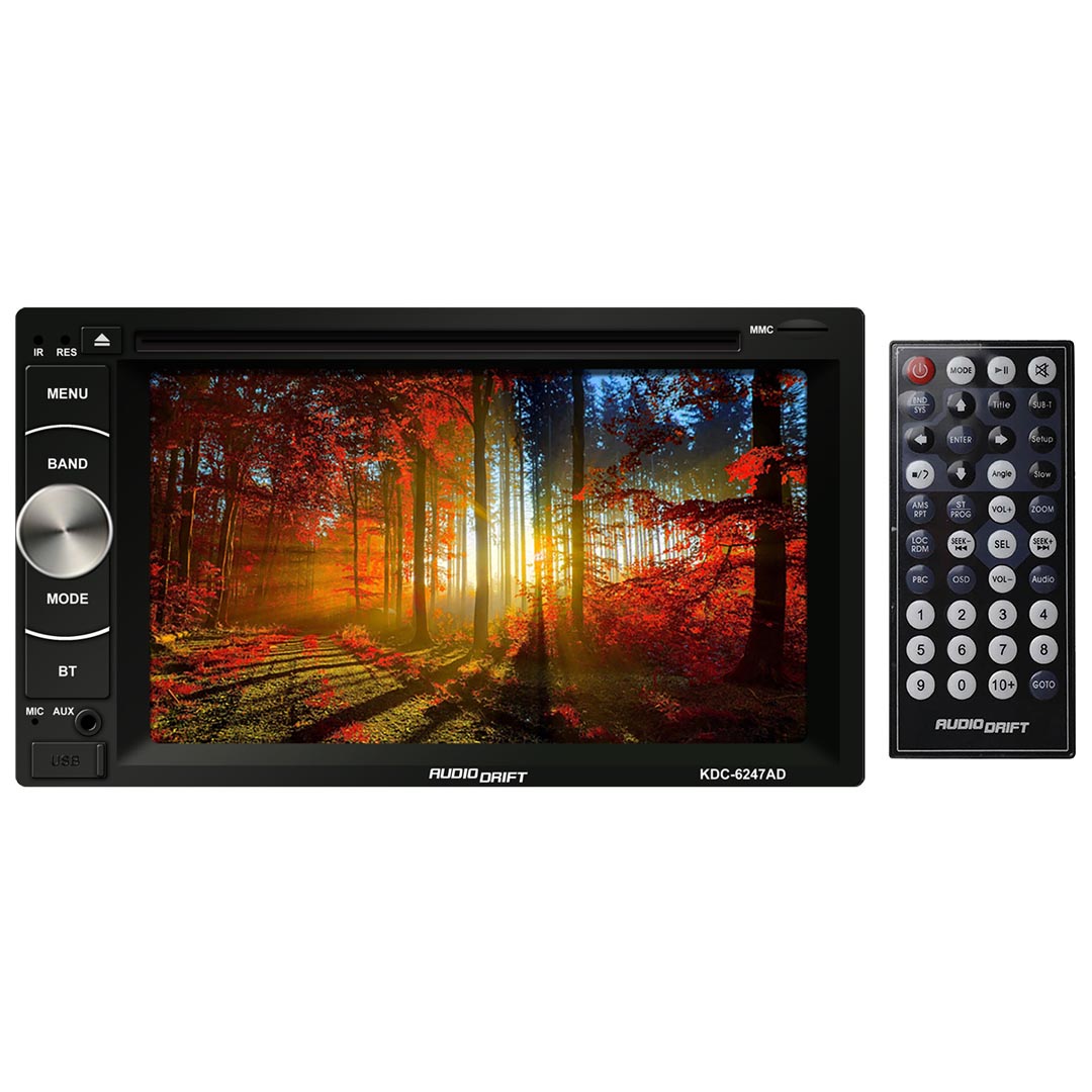 Picture of Epicentre KDC-6247AD Audiodrift 2 DIN Receiver for AM&#44; FM&#44; CDVD & Android